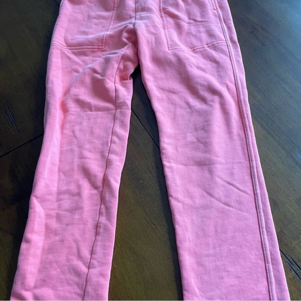 aerie Bubblegum Pink Fleece Joggers